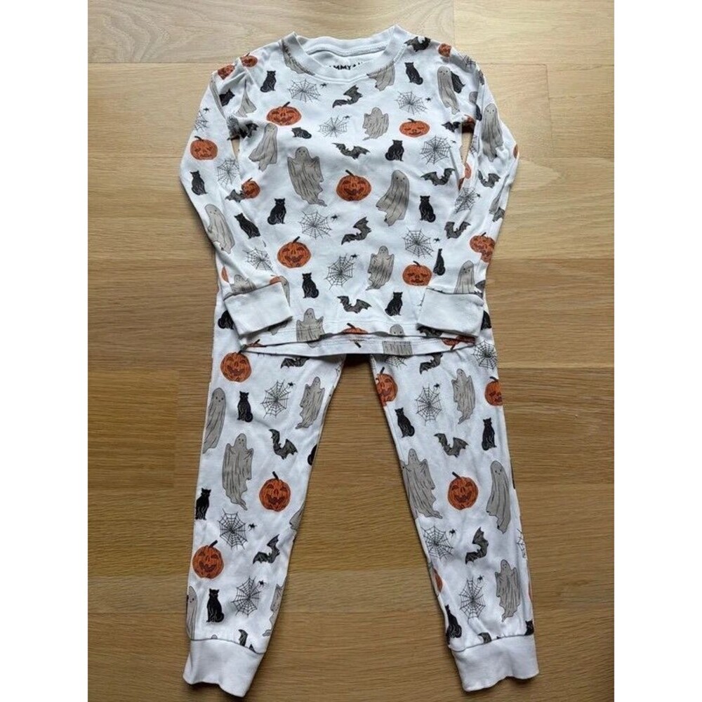 Sammy + Nat kids Pima cotton Halloween pajamas size 5